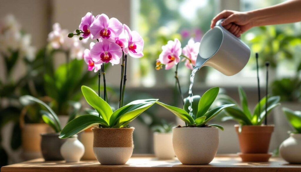 Orchideen richtig gießen im Februar: Weniger ist oft mehr