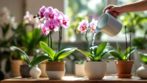 Orchideen richtig gießen im Februar: Weniger ist oft mehr