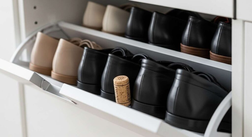 Warum Sie einen Korken in den Schuhschrank legen sollten: Der Anti-Geruch-Trick