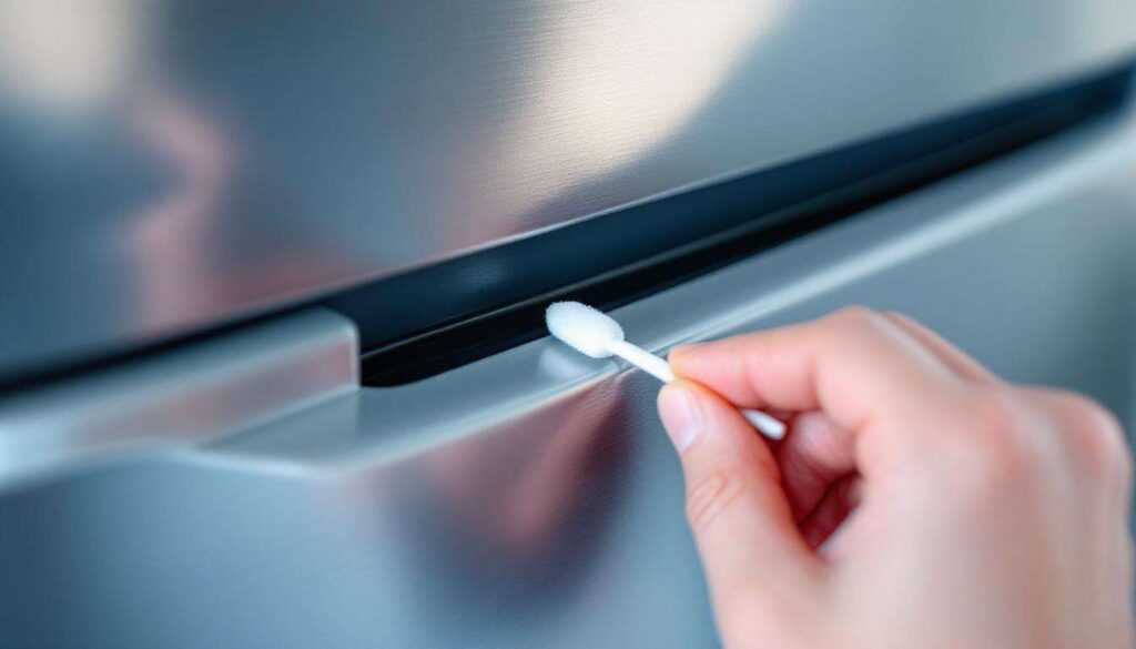 Kühlschrank-Dichtung reinigen: Der Wattestäbchen-Trick gegen Schimmel und Bakterien