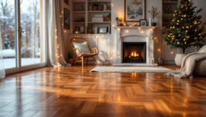 Parkett pflegen im Winter: Warum zu viel Wasser dem Holz schadet