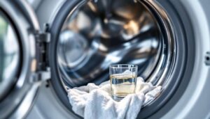 Warum ein Glas Essig in der Waschmaschine Kalkablagerungen dauerhaft verhindert
