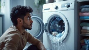 So beheben Sie das Problem einer Waschmaschine, die Wasser zurückdrückt